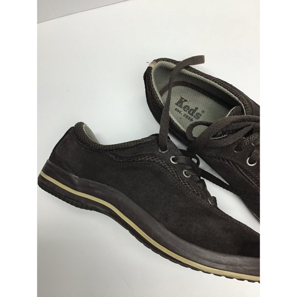Keds- Chocolate Suede, Lace Up Sneakers, Size 8.5 - Picture 7 of 9